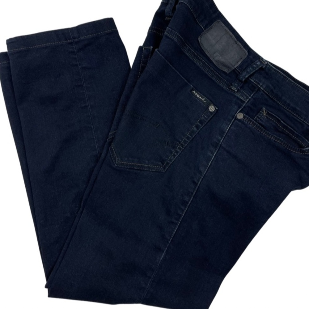 Mavi Hunter Casual Straight Leg Premium Denim in Blue Black | 29x32